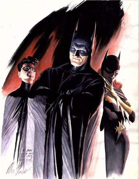 Batman 50 Variant Alex Ross Cover Art In John Cogan S Ross Alex