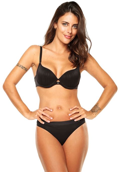 Sutiã Liz Push Up Preto Compre Agora Dafiti Brasil