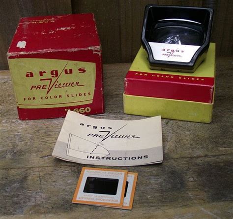 Argus Color Slide Viewer Etsy Old Cameras Color Vintage Film