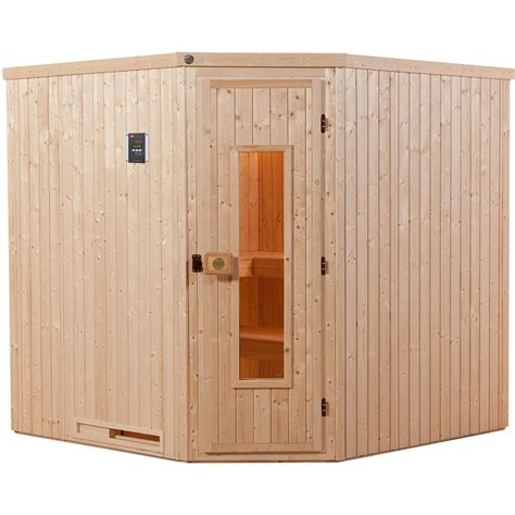 Weka Element Ecksauna Varberg 3 HT Inkl Saunaofen BioS Und Sauna