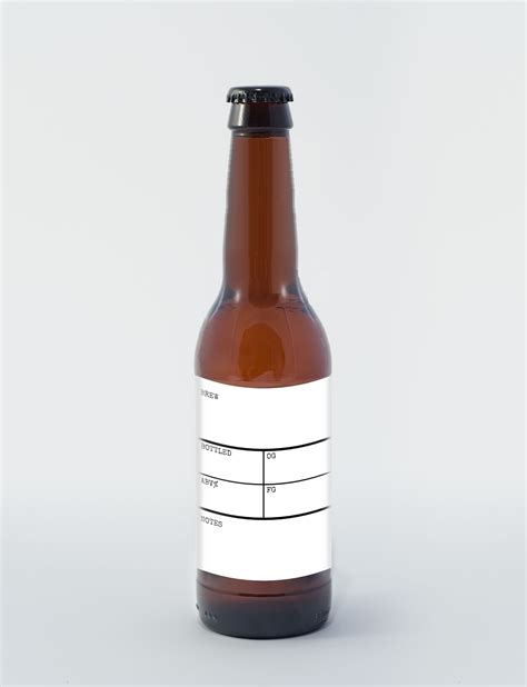 Write-in beer bottle label template, FREE | Beer bottle labels template, Beer bottle labels ...