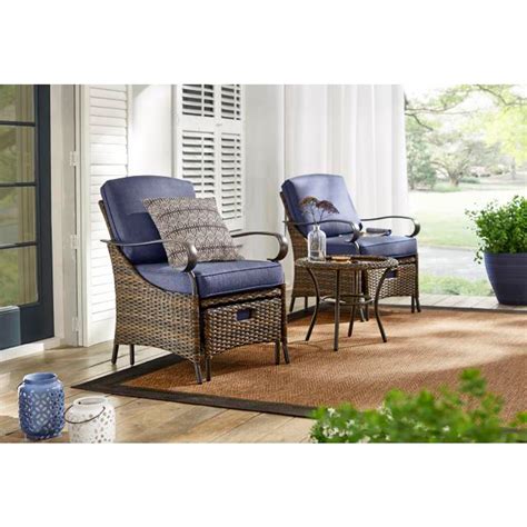 Hampton Bay Layton Pointe Piece Brown Wicker Outdoor Patio