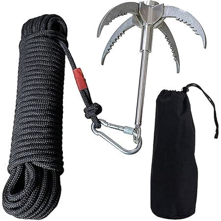 J Ouuo Grappling Hook Kg Edelstahl Survival Claw Gravity Haken