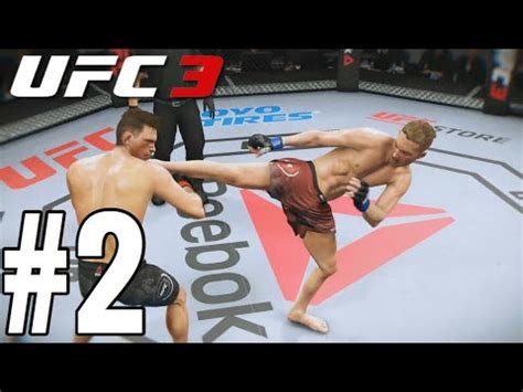 UFC 3 Career Mode Walkthrough Part 2 AMAZING STRIKING YouTube