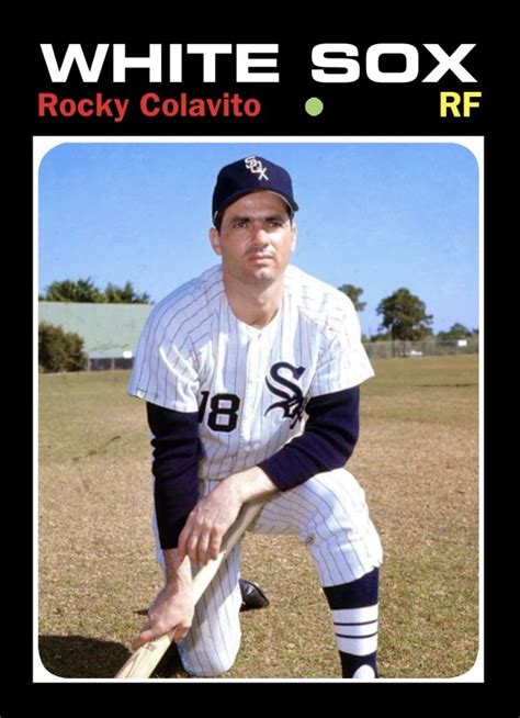 Rocky Colavito White Sox Baseball Baseball Cards Sports Cards