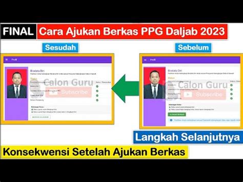 Cara Ajukan Berkas Ppg Daljab Langkah Selanjutnya Cek