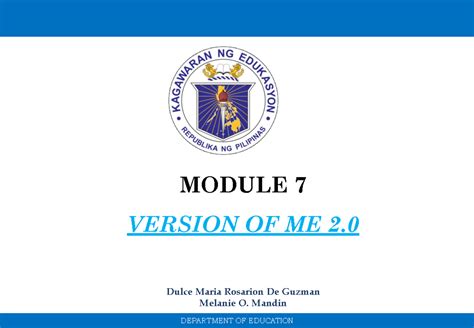 Module No 7 Cgp G12 Assignment Department Of Education Module 7 Version Of Me 2