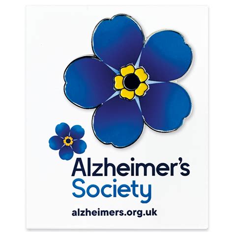 Forget Me Not Flower Brooch Alzheimers Society