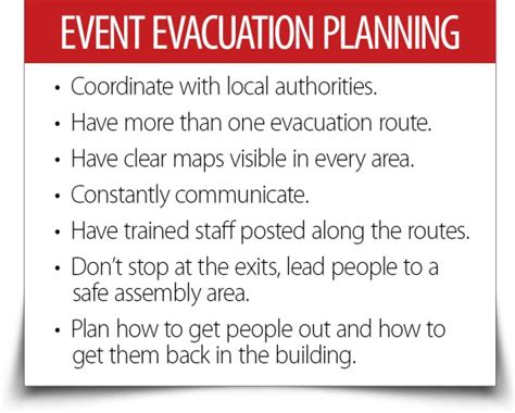 How To Plan For An Event Evacuation Move People Safely