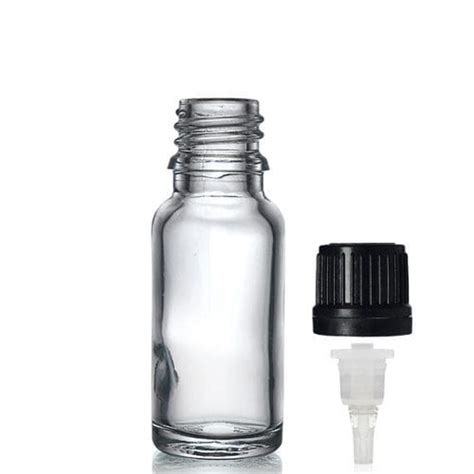 15ml Clear Glass Tamper Evident Dropper Bottle Ampulla Ltd