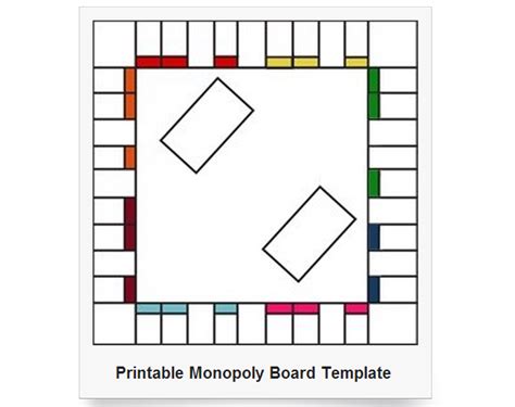 High Resolution Printable Monopoly Board Board Monopoly Board Blank