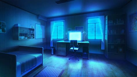 Anime Room Nightscape HD Wallpaper by rkmlady