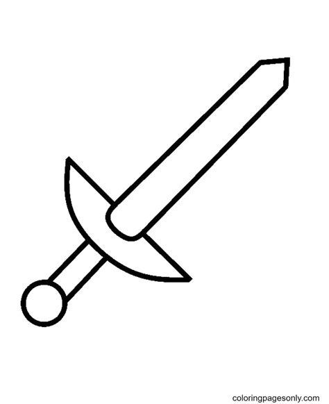 63 Sword Coloring Pages