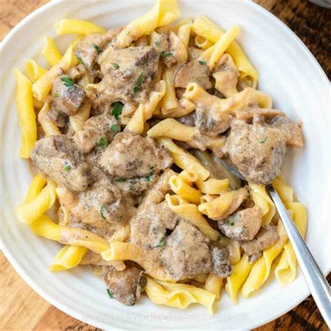 Instant Pot Beef Stroganoff With Mushroom Soup Riverten Kitchen