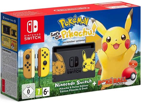 Nintendo Switch PokÉmon Lets Go Pikachu Pokeball Plus Ed Ltd