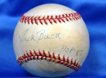 Jack Buck Signed Baseball, Autographed MLB Baseballs