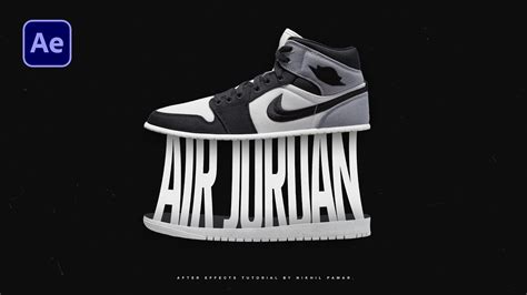 Create Nike Shoes Motion Graphics Animation in After Effects