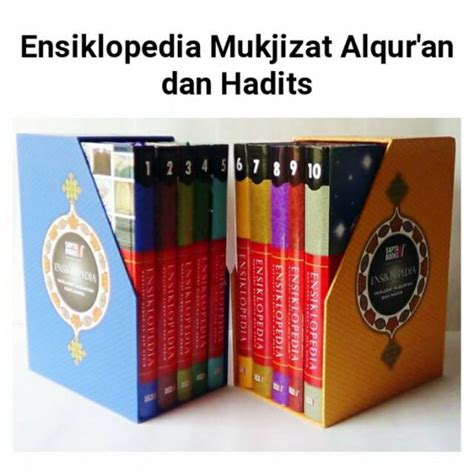 Jual Ensiklopedi Mukjizat AlQuran Dan Hadits Lengkap 10 Jilid