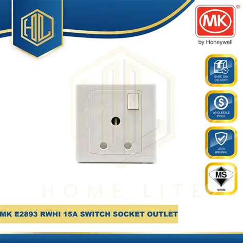 Mk 15a Switch Socket Outlet Soket Suis E2893 Srwhi Wall Socket Plug Wall Switch Soket