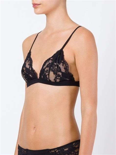 La Perla Souple Lace Triangle Bra Black Artofit