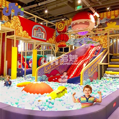 Domerry custom theme kids indoor slide playground play set equipment