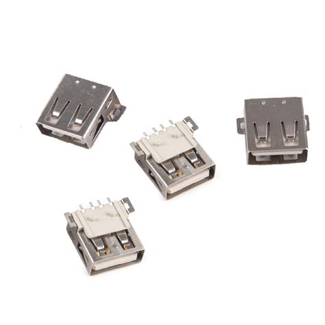 Uni 10pcs Usb20 Type A Standard Port Female Solder Jack Connector Pcb