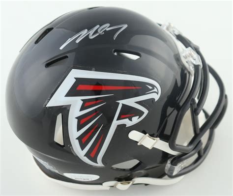 Michael Vick Signed Falcons Speed Mini Helmet Jsa Pristine Auction