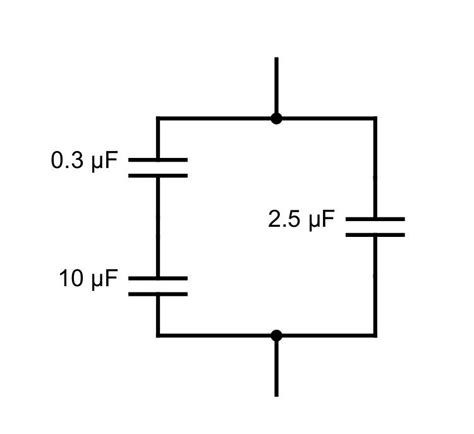 Find The Equivalent Capacitance Of The Combination Of Series Quizlet