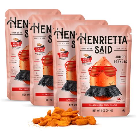 Henrietta Said Wing-Flavored Peanuts IRF13 - Truly Good Foods Snacking