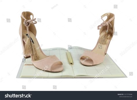 Nude Look Roman Style Highheeled Sandals Stock Photo Shutterstock
