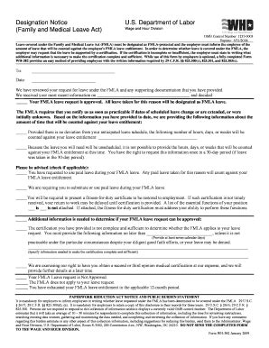 Fillable Online Dol Amount Of Leave That Will Be Counted Against The