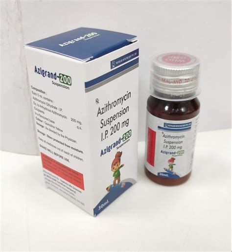 Azithromycin 200 Mg Suspension, 200mg/5ml at Rs 95/box in Panchkula ...