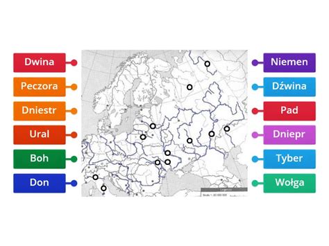 Rzeki Europy Poziom Rozszerzony Cz 2 Labelled Diagram