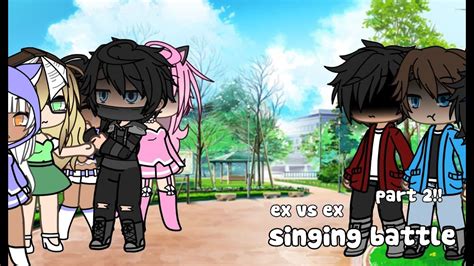 Ex Vs Ex Singing Battle Part 2 Gacha Aphmau Smp Youtube