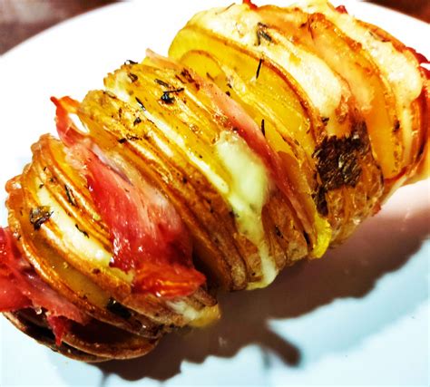 Arriba Imagen Receta Papas Al Horno Con Jamon Y Queso Abzlocal Mx