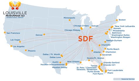 Destinations Louisville Muhammad Ali International Airport