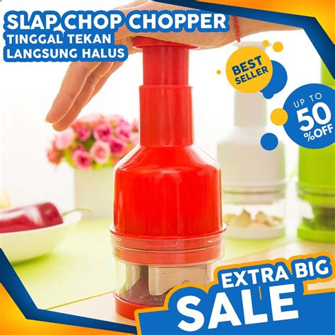 Jual Slap Chop Chopper Pencacah Bawang Sayur Pencacah Bumbu Praktis