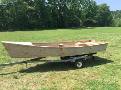 Harkers Island Skiff W Mercury Kiekhaefer Mark 28 And Cox Trailer For