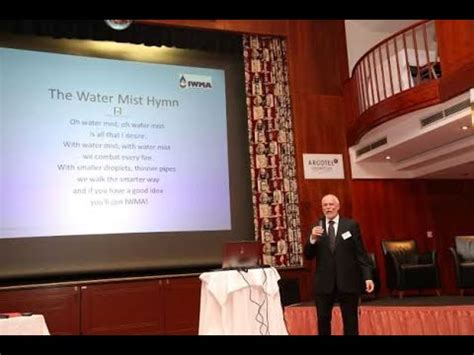 Former IWMA President Ragnar Wighus Sings The Water Mist Hymn YouTube