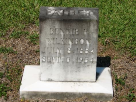 Benjamin Franklin Bennie” Wilkinson 1884 1954 Homenaje De Find A Grave