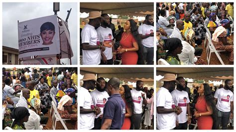 TEÀRŚ of JOY as Nana AMA MCBROWN surprises Kwadaso residents with her