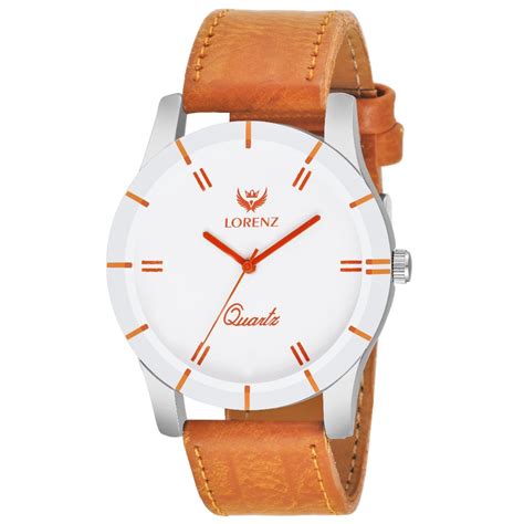 Lorenz White Dial Men S Orange Analog Watch Mk A At Rs Men