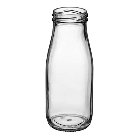 Acopa 10 Oz Glass Milk Bottle 12 Case Webstaurantstore