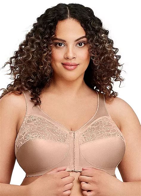 Glamorise Full Figure Plus Size Magiclift Front Close Support Bra