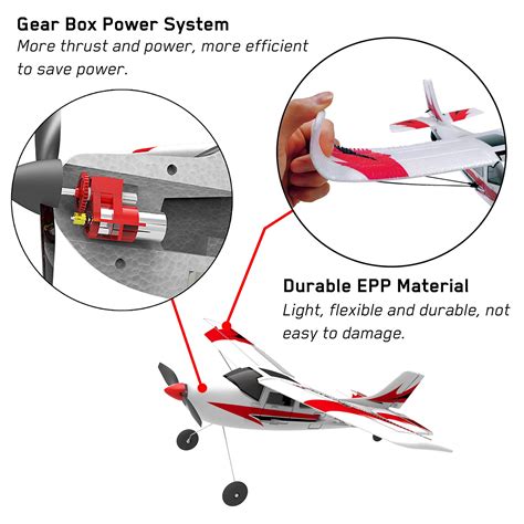 Batterie Avion Rc Ghz Ch Axes Planeur Gyroscopique Jouets