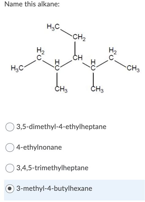 Solved Name This Alkane H C Ch H H Ch Oi Ch Ch Chegg