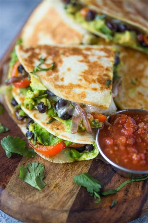 Avocado Black Bean Quesadillas Gimme Delicious