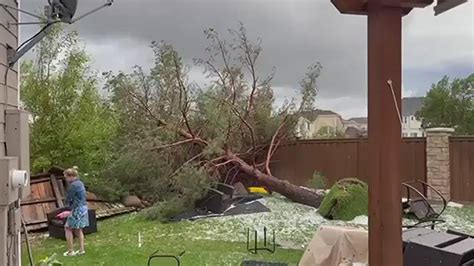 Tornado Causes Damage In Highland Ranch Backyard 9news