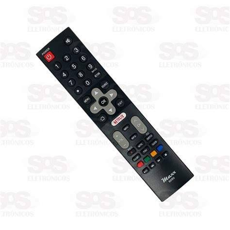 Controle Remoto Philco Botão Netflix Maxx 8090