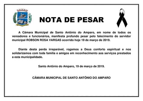 C Mara Municipal De Santo Ant Nio Do Amparo